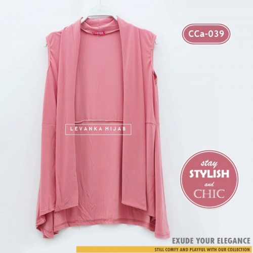 CCa-039 Cardigan Tanpa Lengan